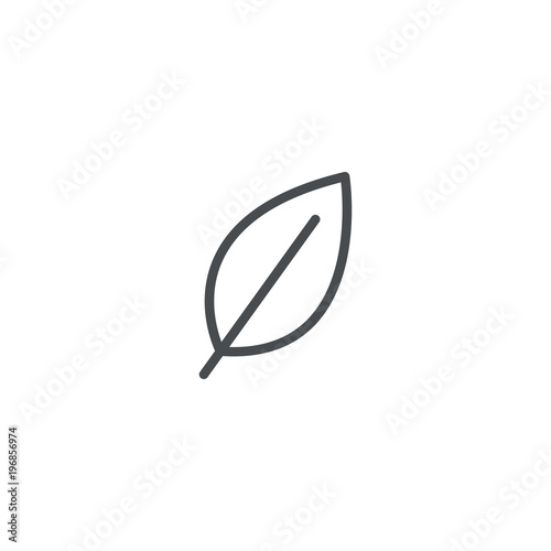 leaf icon. sign design © Rovshan