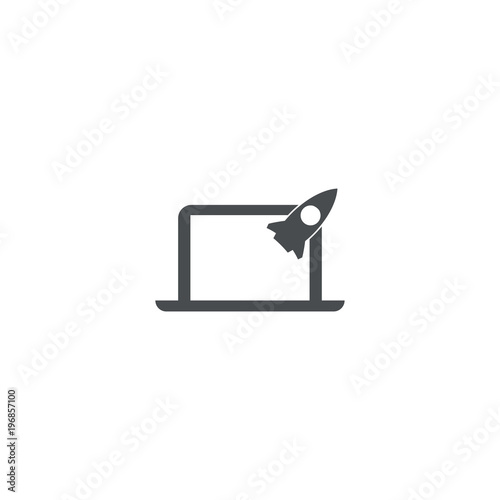 laptop icon. sign design