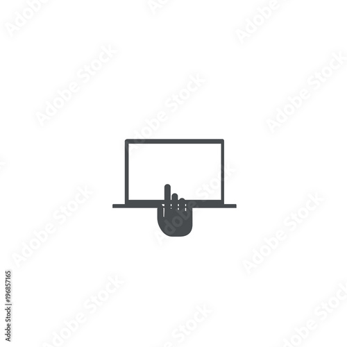laptop icon. sign design