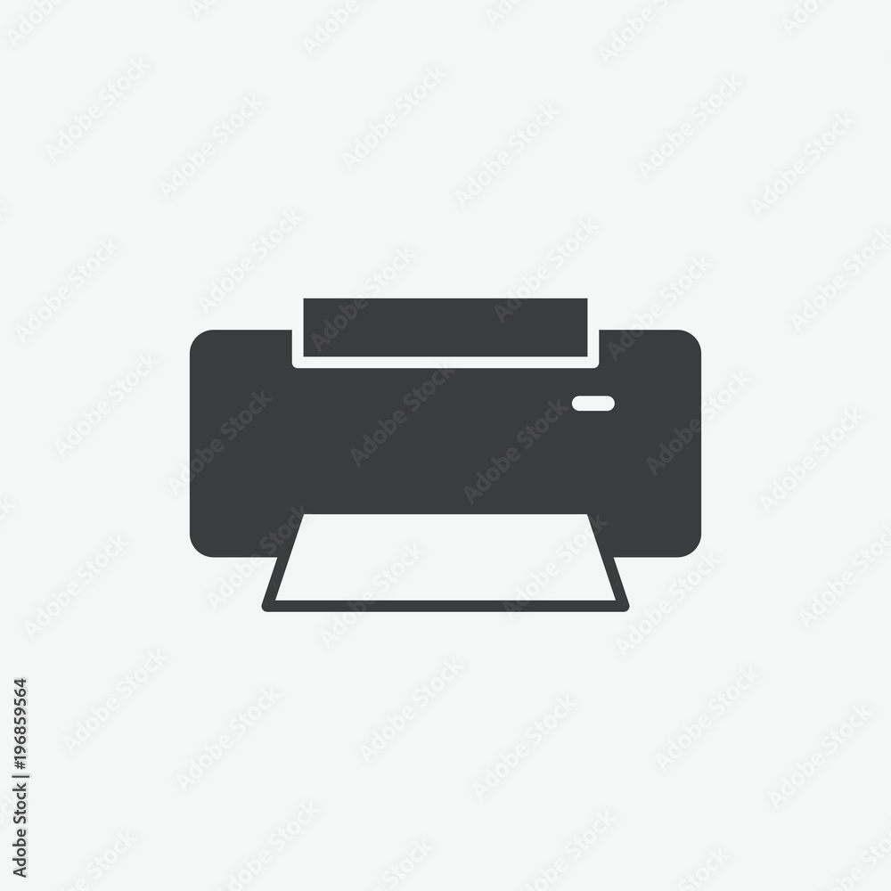 Printer Vector Icon Printer Vector Icon