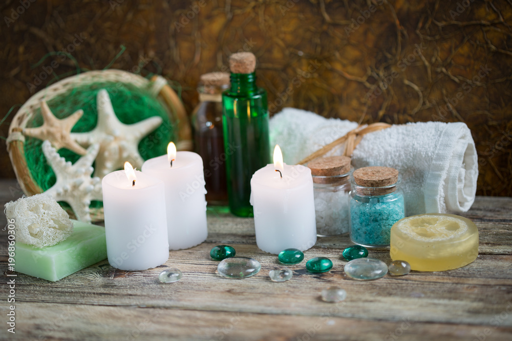 Beautiful composition of spa Beautiful composition of spa