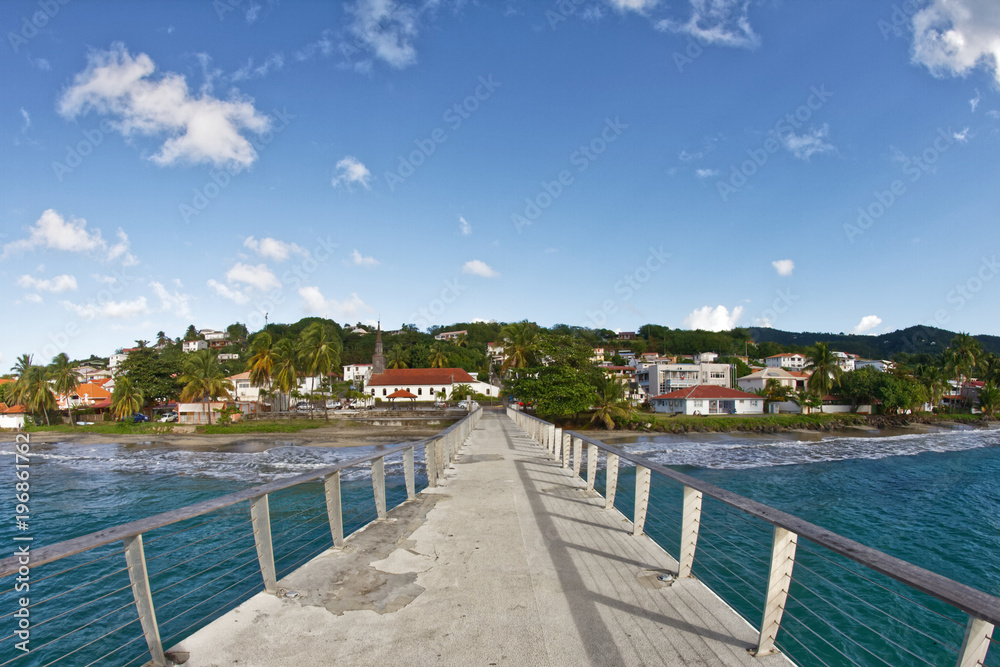 Le Diamant pier - Martinique FWI Le Diamant pier - Martinique FWI