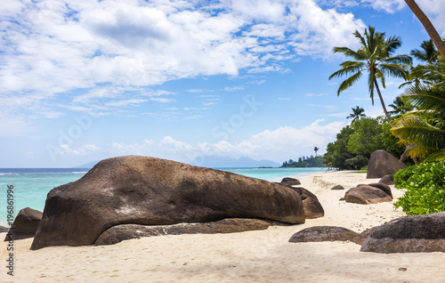 Paradise beach in the Seychelles