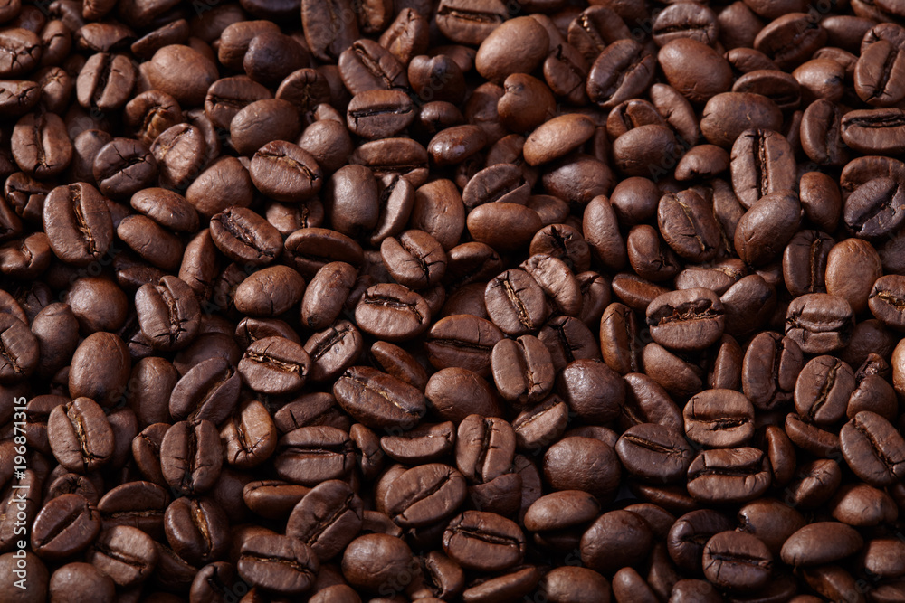 Coffee beans background texture Coffee beans background texture
