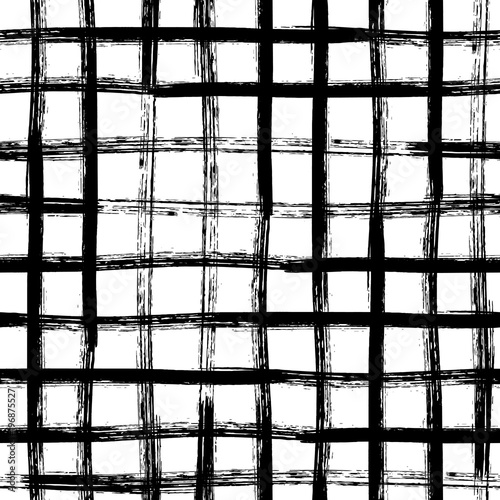 Vector seamless pattern in grunge style
