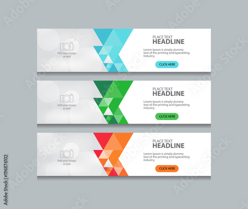 abstract web banner design template backgrounds 