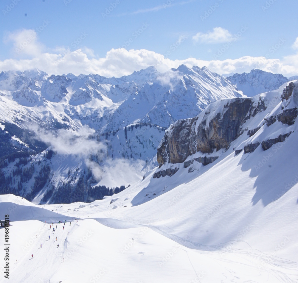 Ifen Alps winter snow