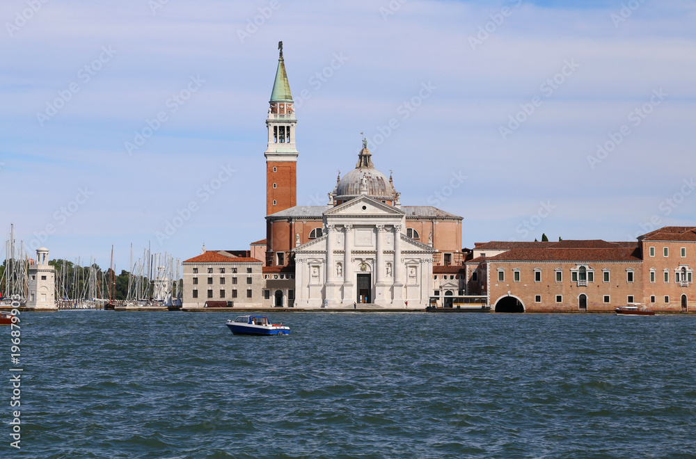 Panorama of San Giorgio Maggiore viewed from the Venice Island