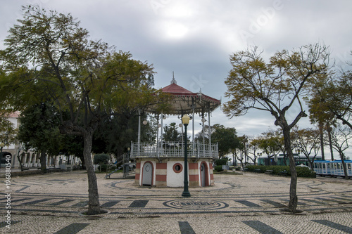 beautiful historical gazebo of Faro city