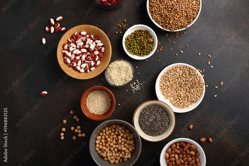 Various beans and cereals Various beans and cereals