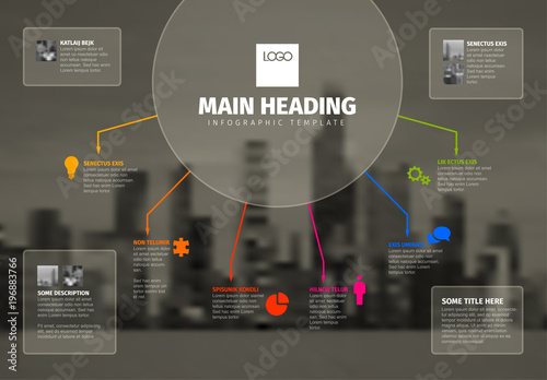 Vector multipurpose Infographic template