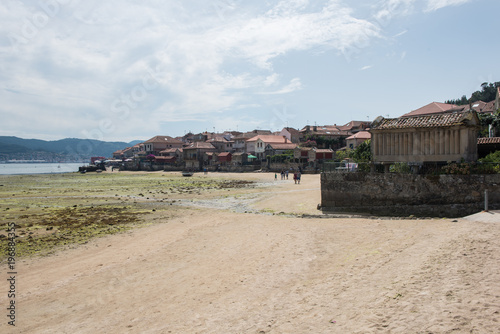 Village of Combarro in Ponteveda, Spain