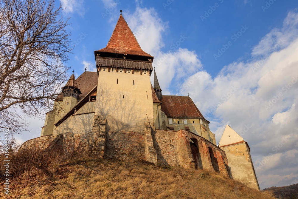 Biertan fortified church in Transylvania, Romania.