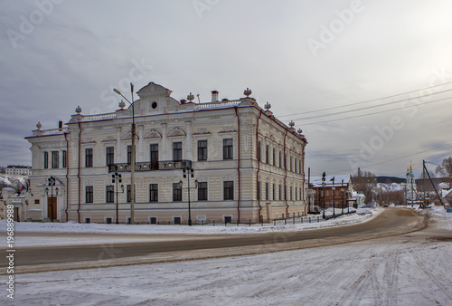 The house of merchants Kornilov on the street of the World. Tobolsk. Russia