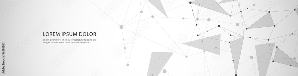 Vector banner design, global connection with lines and dots Vector banner design, global connection with lines and dots