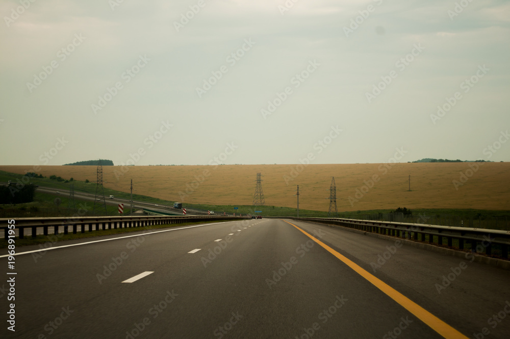 Fototapeta premium дорога,путишествие,лето,отдых,машина,трасса