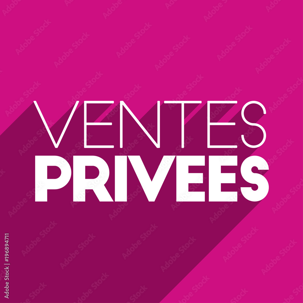 Fototapeta premium Ventes privées