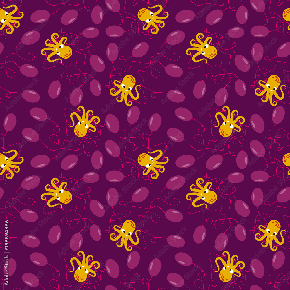 Obraz premium Bright colored seamless pattern