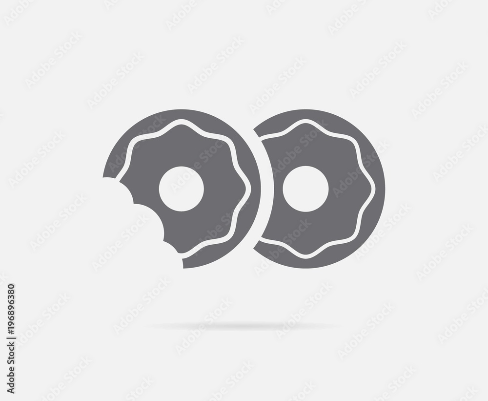 Donuts with Glaze Topping Raster Element or Icon, Illustration Ready for Print or Plotter Cut or Using as Logotype with High Quality Donuts with Glaze Topping Raster Element or Icon, Illustration Ready for Print or Plotter Cut or Using as Logotype with High Quality