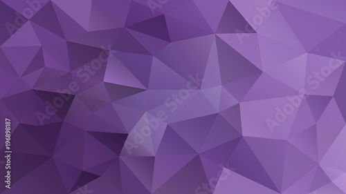 vector abstract irregular polygonal background - triangle low poly pattern - ultra violet and lavender purple color