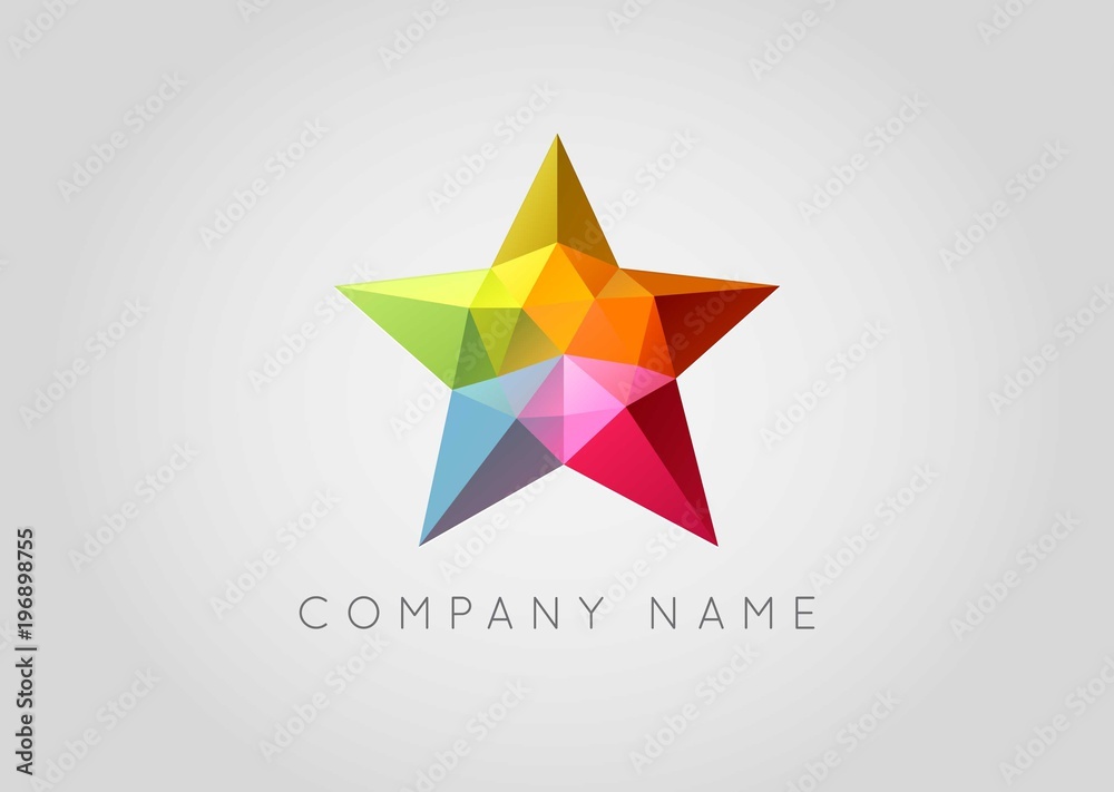 Trendy Crystal Triangulated Gem Logo Element Perfect for Business Geometric Low Polygon Style Visual Identity Raster Trendy Crystal Triangulated Gem Logo Element Perfect for Business Geometric Low Polygon Style Visual Identity Raster