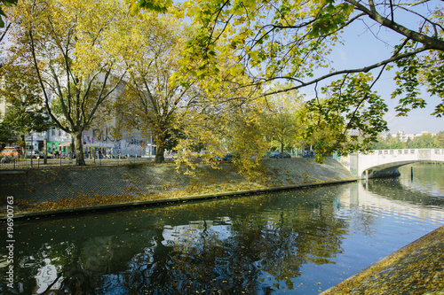 Weigandufer, Neukölln-Kanal,landwehrkanal,Berlin,Sommer photo