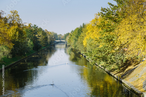 Weigandufer, Neukölln-Kanal,landwehrkanal,Berlin,Sommer