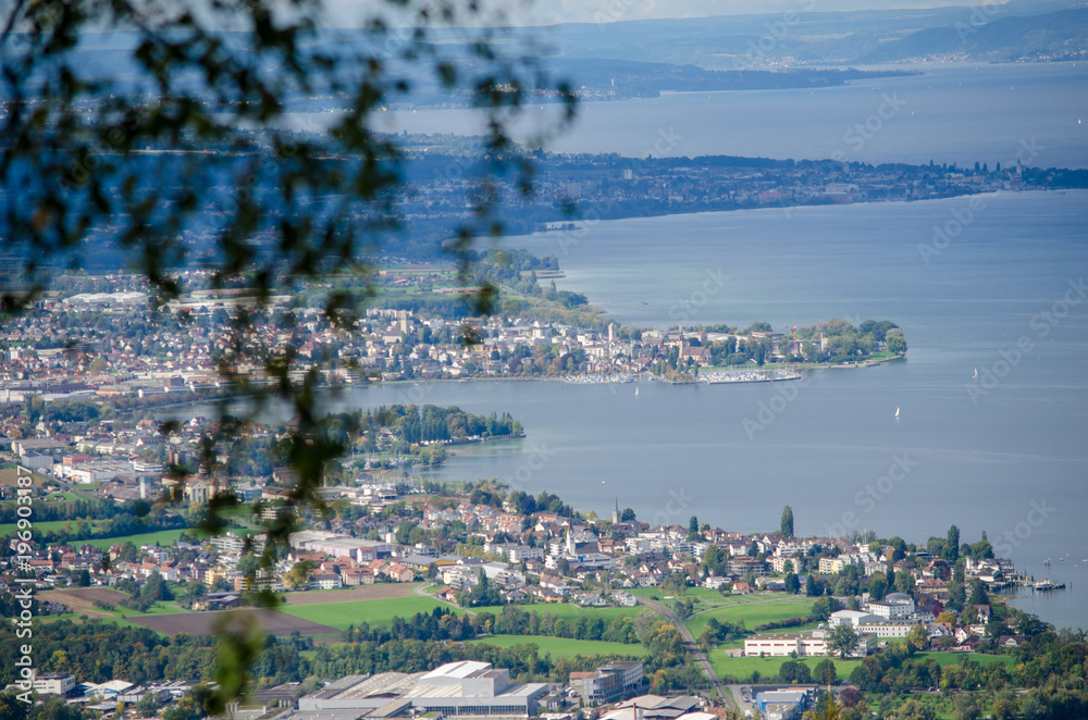 Another view from a hill down to the Bodensee