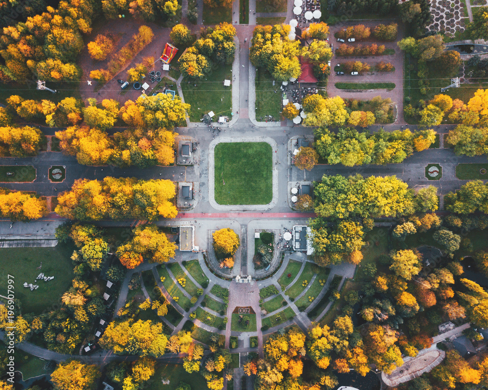 Chorzów Park z powietrza