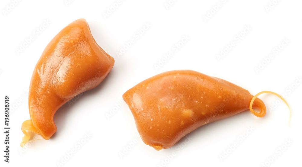 pieces of caramel pieces of caramel