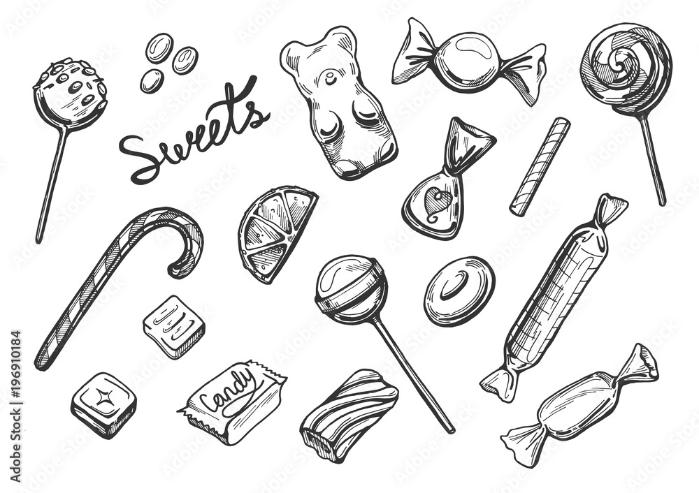 Фотография sweets candies set