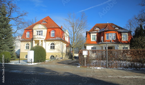 Two historic villas, listed as monuments in Greifswald, Germany