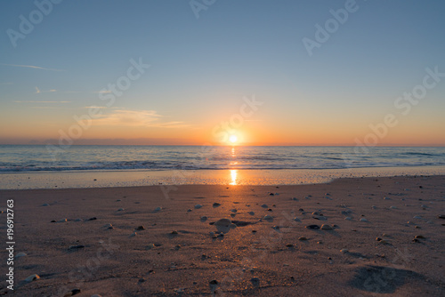 Sunrise on Melbourne Beach, Florida