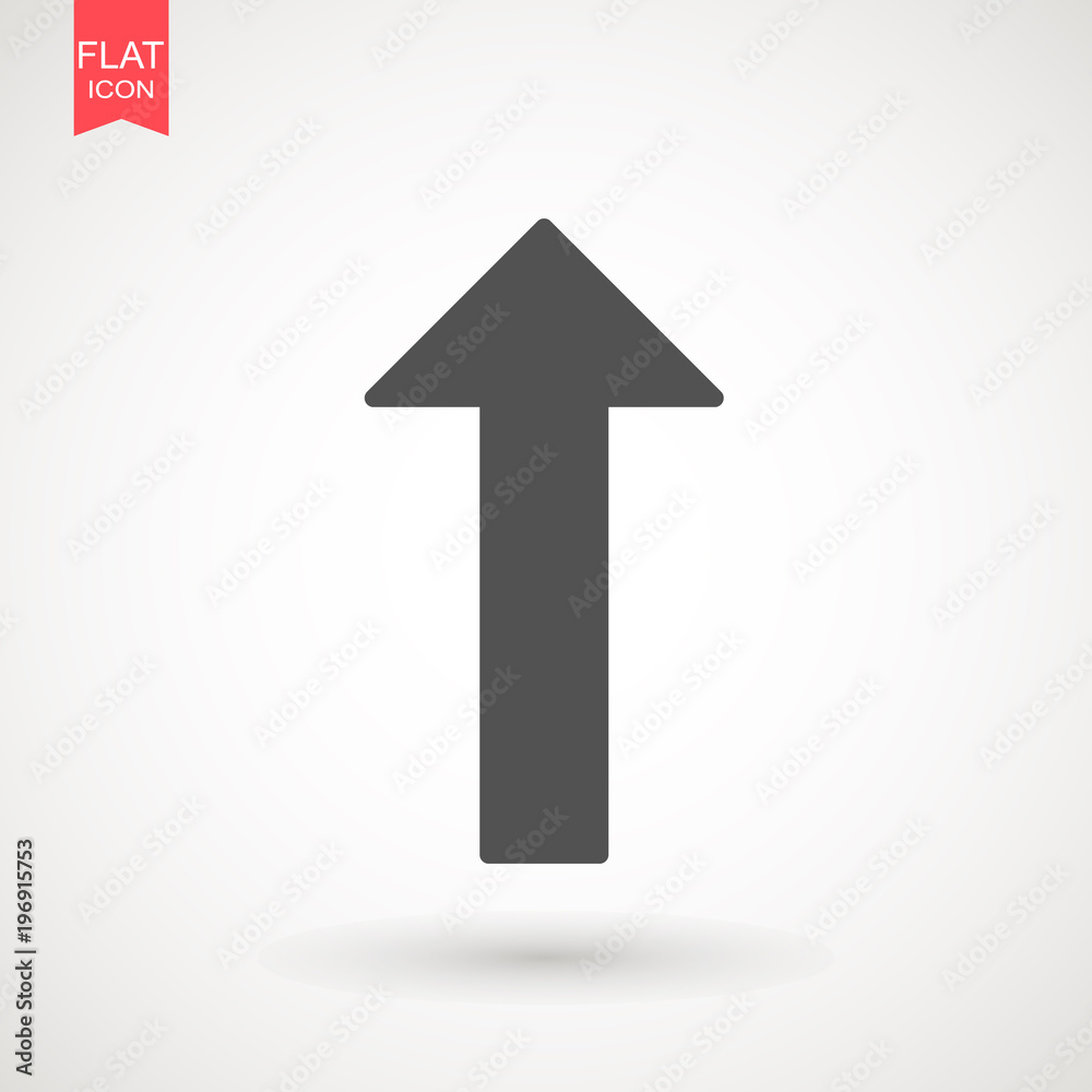 Arrow Icon in trendy flat style isolated on grey background. Arrow symbol for your web site design, logo, app, UI. Vector illustration, EPS10 . Arrow Icon in trendy flat style isolated on grey background. Arrow symbol for your web site design, logo, app, UI. Vector illustration, EPS10 .