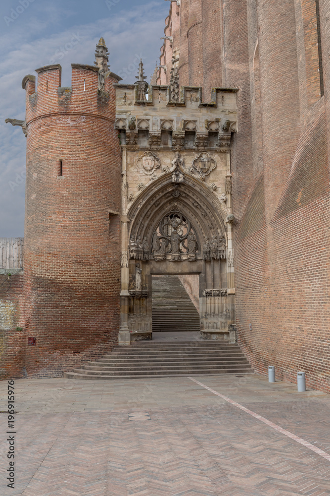 The Cathedral of Albi in France. A World Heritage site