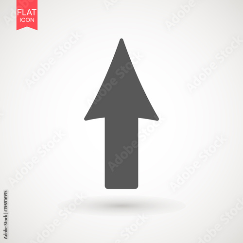 Arrow Icon in trendy flat style isolated on grey background. Arrow symbol for your web site design, logo, app, UI. Vector illustration, EPS10 .
