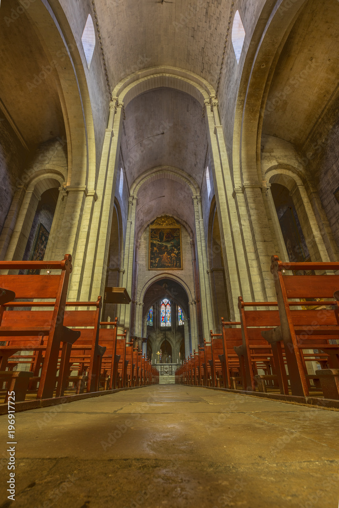 The Cathedral Saint Trophime in Arles, France. A World Heritage Site