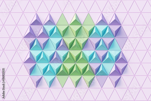 Abstract background of polygonal shape