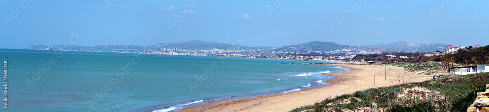 Panorama di una spiaggia Siciliana