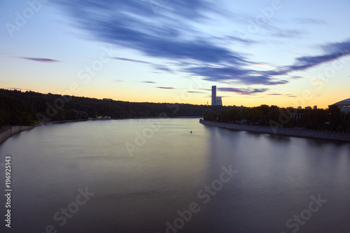 Cityscape at sunset