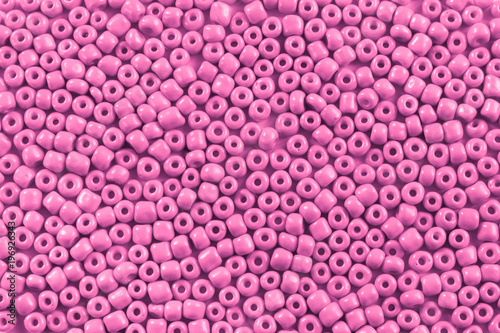 Violet beads background texture