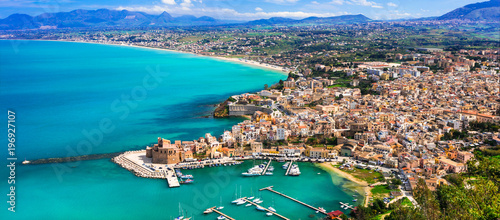 Castellammare del Golfo - beautiful coastal town in Sicily. Italy