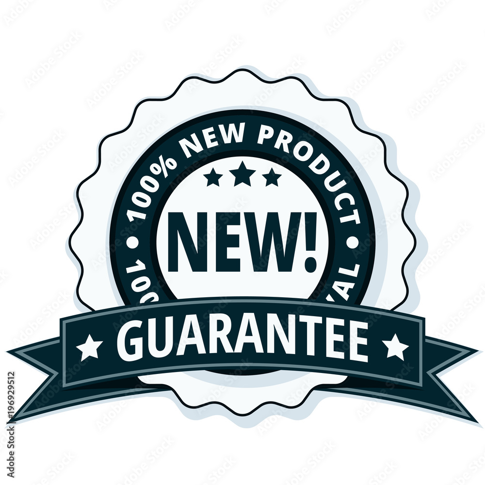 New Product New Arrival label illustration