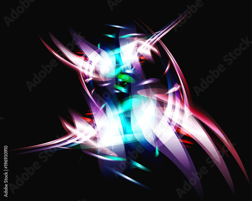 Abstract background composed of simple elements 