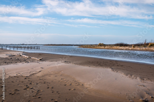 La plage de Piémanson en Camargue