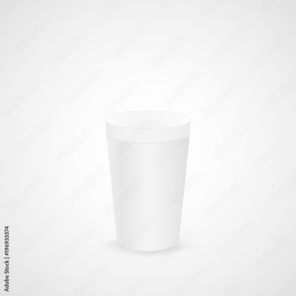 Styrofoam Cup Illustration Styrofoam Cup Illustration