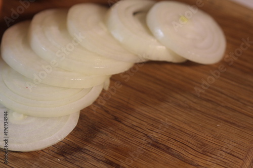 onion on wooden board