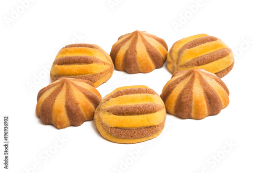 Wallpaper Mural striped cookies isolated Torontodigital.ca