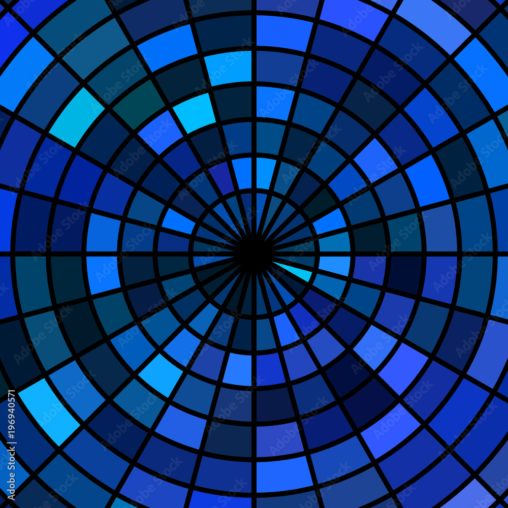 Naklejka premium abstract vector stained-glass mosaic background