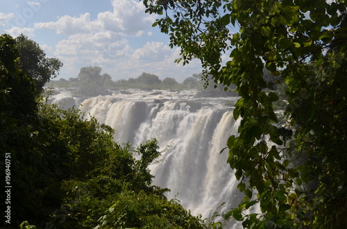 The Victoria Falls in Zambia and Zimbabwe